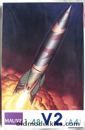 Mauve 1/48 V-2 (A4) Ballistic Missile, 00074-4800 plastic model kit